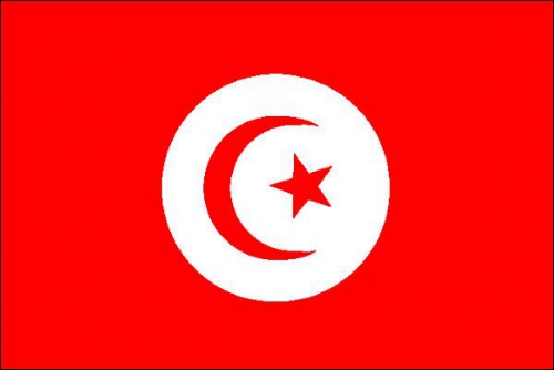 Le drapeau de la Tunisie