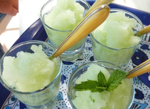 Granita à la menthe