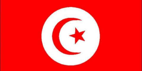 Le drapeau de la Tunisie