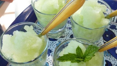 Granita à la menthe